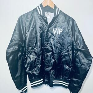 Augusta Jacket Keith Urban VIP Graffiti U Tour Black Satin Backstage Concert S